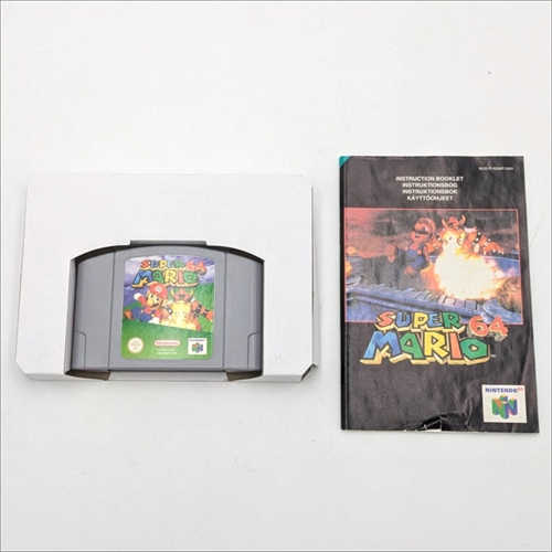 Super Mario 64 - Komplet I Æske - Nintendo 64 (EUR) (B Grade) (Genbrug)